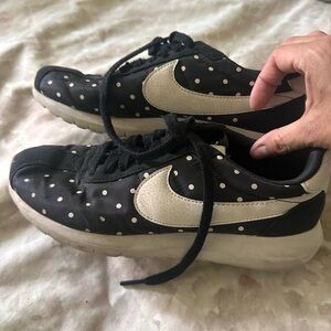 Nike Black and White Polka Dot Sneakers